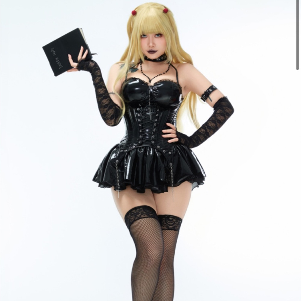 Micocostume pleather two piece cosplay